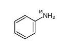 苯胺-15N结构式