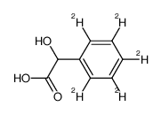 Mandelic acid-2,3,4,5,6-d5结构式