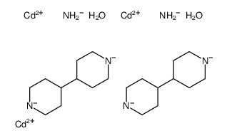 azanide,cadmium(2+),4-piperidin-1-id-4-ylpiperidin-1-ide,dihydrate结构式