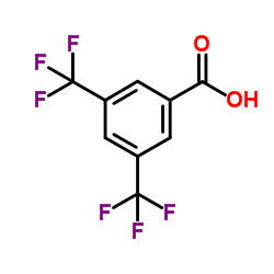 3,5-Bis(trifluoromethyl)benzoic acid structure