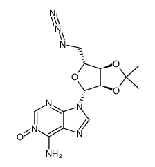 5'-azido-5'-deoxy-2',3'-O-isopropylideneadenosine N1-oxide Structure