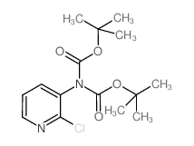 Di-tert-Butyl 2-chloropyridin-3-ylimidodicarbonate结构式