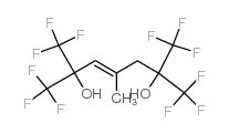 (E)-1,1,1,7,7,7-hexafluoro-4-methyl-2,6-bis(trifluoromethyl)hept-3-ene-2,6-diol Structure
