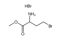 methyl 2-amino-4-bromobutyrate hydrobromide Structure