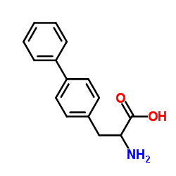2-氨基-3-(4-联苯基)丙酸结构式