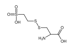 (2R)-2-amino-3-(2-sulfoethyldisulfanyl)propanoic acid Structure
