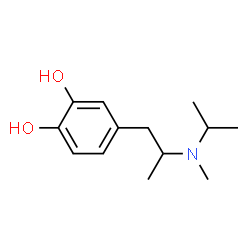 1,2-Benzenediol, 4-[2-[methyl(1-methylethyl)amino]propyl]- (9CI) Structure