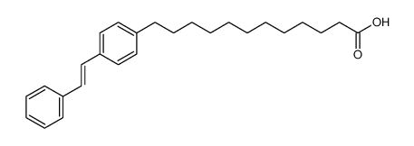 12-[4-((E)-Styryl)-phenyl]-dodecanoic acid Structure
