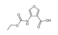 4-Carboxy-3-furancarbamic Acid 3-Ethyl Ester Structure
