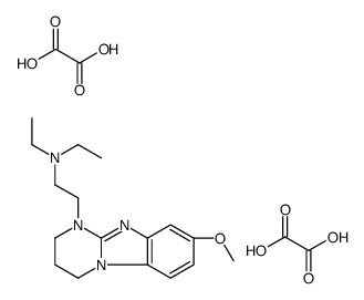 N,N-diethyl-2-(8-methoxy-3,4-dihydro-2H-pyrimido[1,2-a]benzimidazol-1-yl)ethanamine,oxalic acid Structure