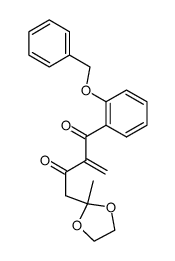 3-(2-benzyloxybenzoyl)-1-(2-methyl-1,3-dioxolan-2-yl)but-3-en-2-one Structure