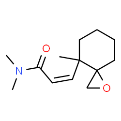2-Propenamide,N,N-dimethyl-3-(4-methyl-1-oxaspiro[2.5]oct-4-yl)-(9CI) Structure
