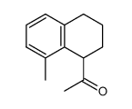 8-methyl-1,2,3,4-tetrahydro-1-naphthyl methyl ketone结构式