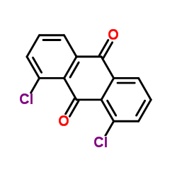 1,8-二氯蒽醌结构式