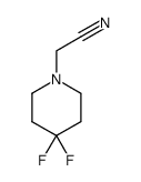 (4,4-DIFLUOROPIPERIDIN-YL)ACETONITRILE结构式