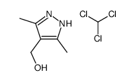 chloroform,(3,5-dimethyl-1H-pyrazol-4-yl)methanol Structure