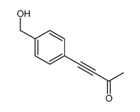 4-[4-(hydroxymethyl)phenyl]but-3-yn-2-one结构式