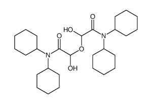 N,N-dicyclohexyl-2-[2-(dicyclohexylamino)-1-hydroxy-2-oxoethoxy]-2-hydroxyacetamide Structure