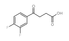 4-(3,4-二氟苯基)-4-氧代丁酸结构式
