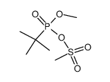 methanesulfonic O-methyl-tert-butylphosphonic anhydride Structure