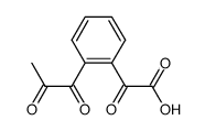 (2-pyruvoyl-phenyl)-glyoxylic acid结构式