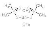 dimethyl-sulfanylidene-sulfido-phosphorane; dimethyltin Structure