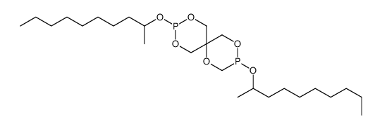 3,9-di(decan-2-yloxy)-1,4,8,10-tetraoxa-3,9-diphosphaspiro[5.5]undecane结构式