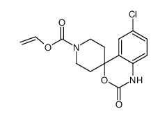vinyl 6-chloro-2-oxo-1,2-dihydrospiro[benzo[d][1,3]oxazine-4,4'-piperidine]-1'-carboxylate结构式