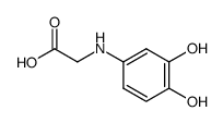 DL-3,4-dihydroxyphenylglycine结构式