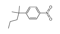 1-(1,1-dimethyl-butyl)-4-nitro-benzene结构式