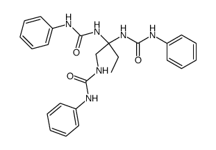 1,2,2-tris-(N'-phenyl-ureido)-butane结构式