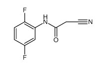 Acetamide, 2-cyano-N-(2,5-difluorophenyl) Structure