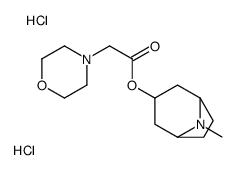 (8-methyl-8-azabicyclo[3.2.1]octan-3-yl) 2-morpholin-4-ylacetate,dihydrochloride结构式