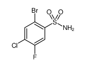 Benzenesulfonamide, 2-bromo-4-chloro-5-fluoro Structure