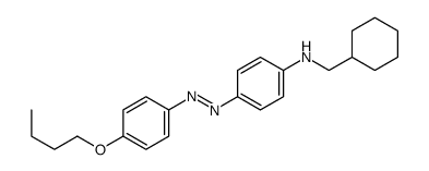 4-[(4-butoxyphenyl)diazenyl]-N-(cyclohexylmethyl)aniline Structure
