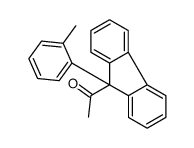 1-[9-(2-methylphenyl)fluoren-9-yl]ethanone Structure