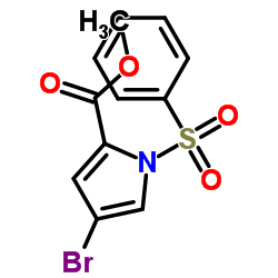 Methyl 4-bromo-1-(phenylsulfonyl)-1H-pyrrole-2-carboxylate Structure