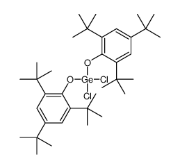 dichloro-bis(2,4,6-tritert-butylphenoxy)germane Structure