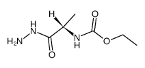 N-ethoxycarbonyl-L-alanine hydrazide Structure