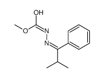 methyl N-[(2-methyl-1-phenylpropylidene)amino]carbamate结构式