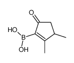 (2,3-dimethyl-5-oxocyclopenten-1-yl)boronic acid结构式