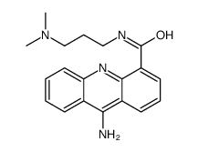 9-Amino-N-(3-(dimethylamino)propyl)-4-acridinecarboxamide structure