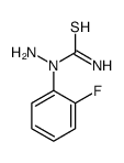 1-amino-1-(2-fluorophenyl)thiourea Structure