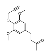 4-(3,5-dimethoxy-4-prop-2-ynoxyphenyl)but-3-en-2-one结构式