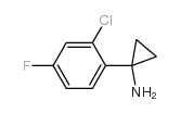 1-(2-氯-4-氟苯基)环丙烷-1-胺盐酸盐结构式