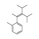 1-methyl-2-(4-methyl-3-propan-2-ylpent-2-en-2-yl)benzene结构式