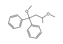(+/-)-1,3-dimethoxy-1,1-diphenylbutane Structure