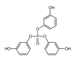 tris(m-hydroxyphenyl) phosphate Structure