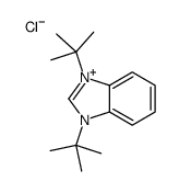 1,3-二叔丁基苯并咪唑氯化物结构式