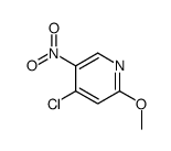 4-chloro-2-methoxy-5-nitropyridine Structure